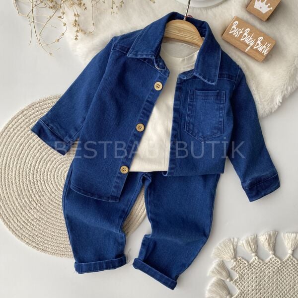 Edwırd Mini Cep Detaylı 3’Lü Kot Takım