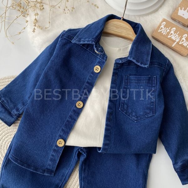 Edwırd Mini Cep Detaylı 3’Lü Kot Takım