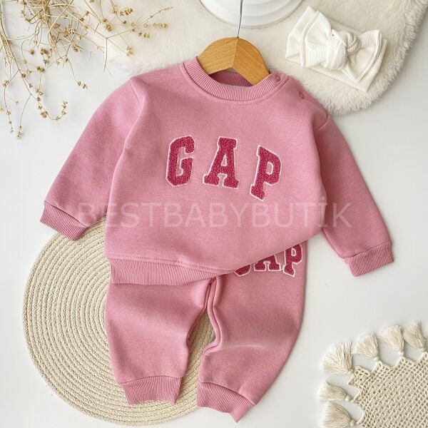 GAP Yazı Detaylı Şardonlu 2’Li Takım