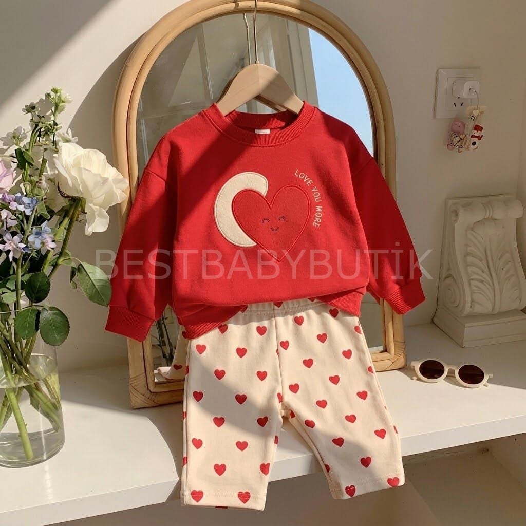 Lovely Kalpli Oversize Eşofman Takımı 24 AYLIK