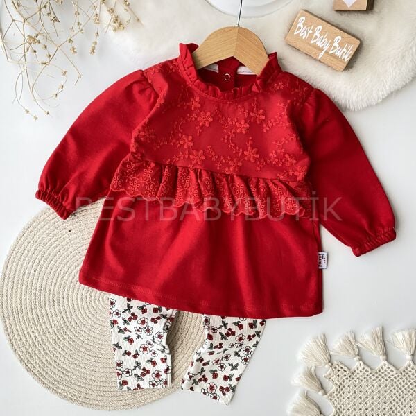 Çiçekli Fisto Detaylı Robalı 2’Li Takım