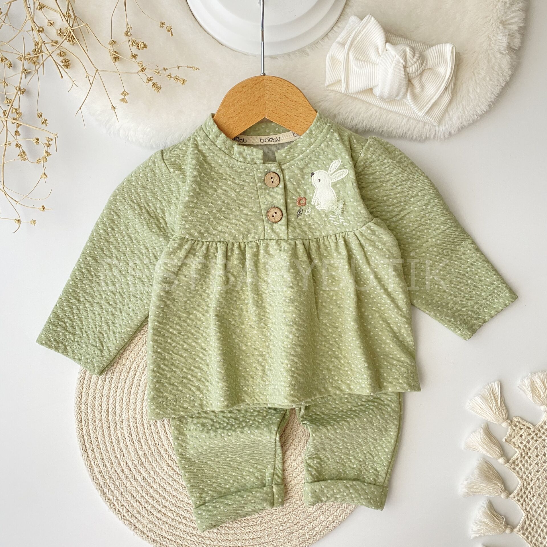 Tavşan Detaylı Robalı 2’Li Takım