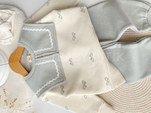 Kurdale Baskılı Kare Yakalı Şardonlu 2’Li Takım