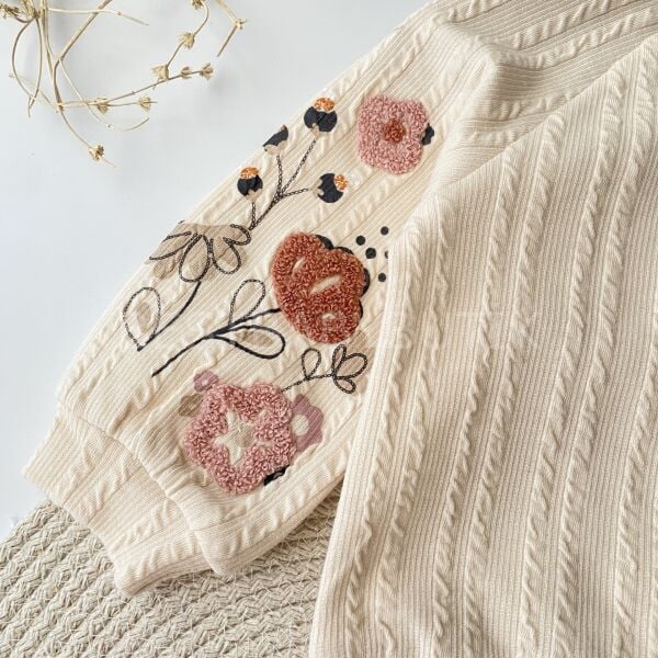 Nakışlı Balon Kol Süzene 2’Li Takım