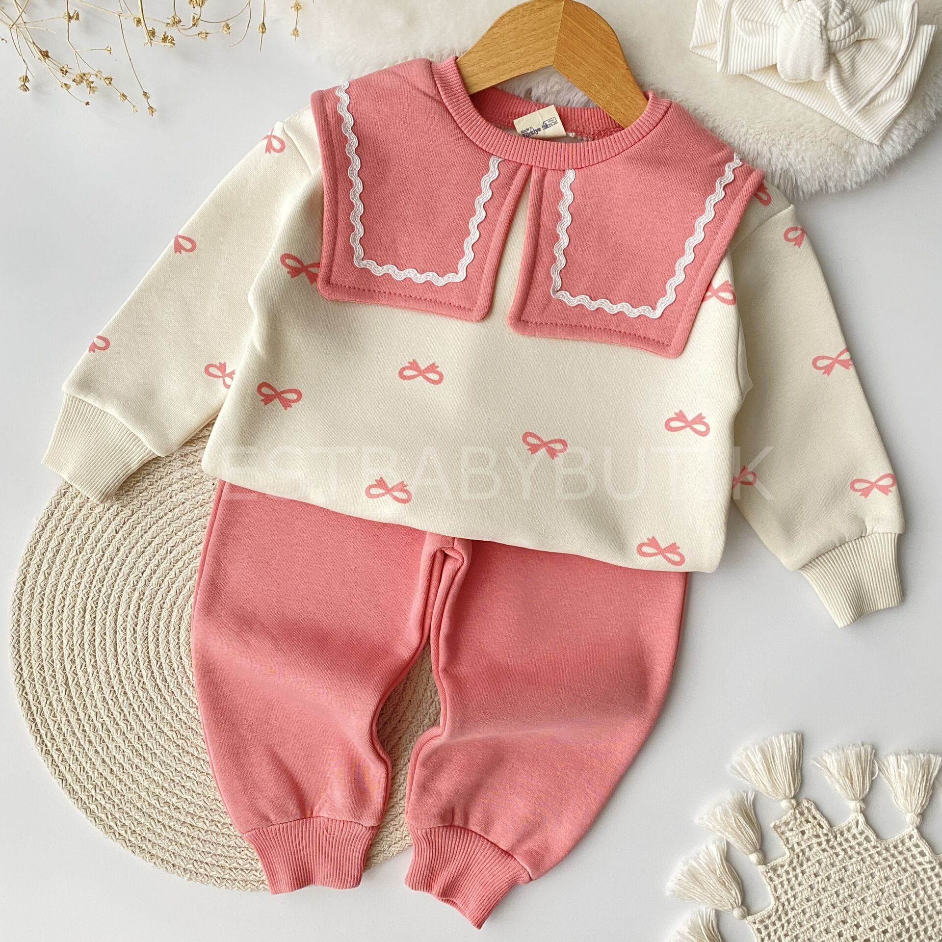 Kurdale Baskılı Kare Yakalı Şardonlu 2’Li Takım 1 YAŞ