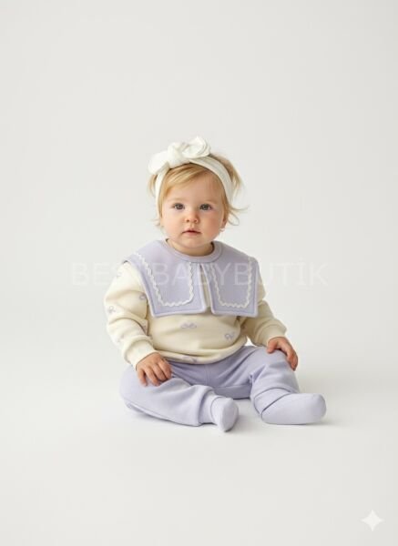 Kurdale Baskılı Kare Yakalı Şardonlu 2’Li Takım 4 YAŞ