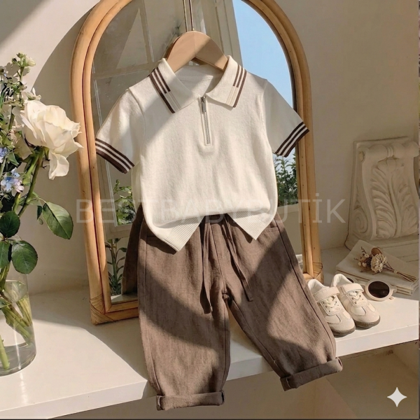 Triko Ve Keten Pantolon Takımı