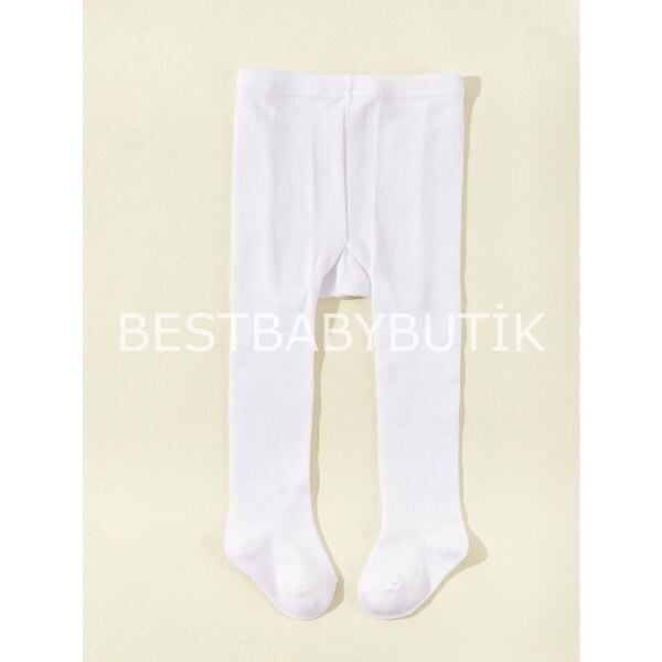Mevsimlik Beyaz Külotluçorap
