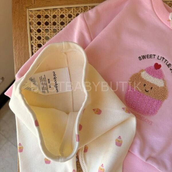 Cupcake Oversize Taytlı Eşofman Takımı 24 AYLIK