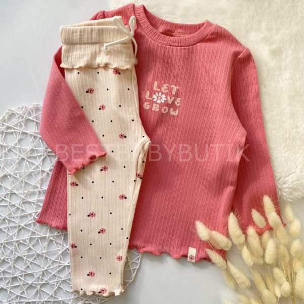 LOVE UÇUŞAN PAPATYALAR FİTİLLİ ALT ÜST 2’Lİ TAKIM
