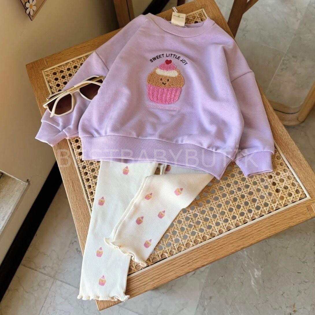 Cupcake Oversize Taytlı Eşofman Takımı 24 AYLIK