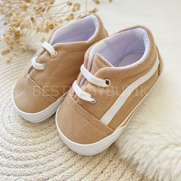 VANS BEJ RENK KETEN YUMUŞAK SPOR AYAKKABI