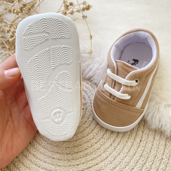VANS BEJ RENK KETEN YUMUŞAK SPOR AYAKKABI