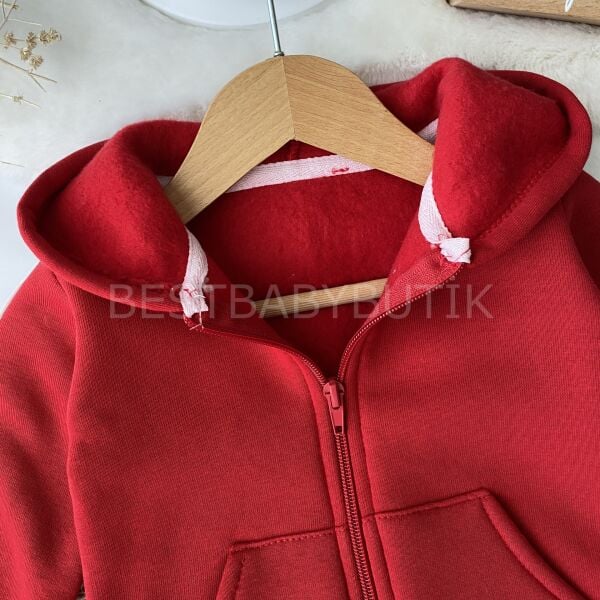 Spor Çizgili Kapşonlu Unisex  Eşofman Takımı