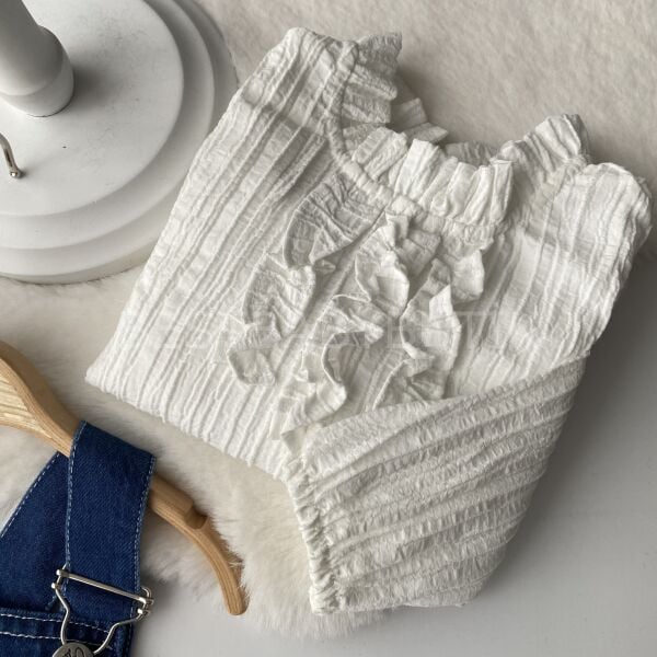 Premium Bahar Çiçekleri Robalı Kot Jile Ve Buklet Gömlek