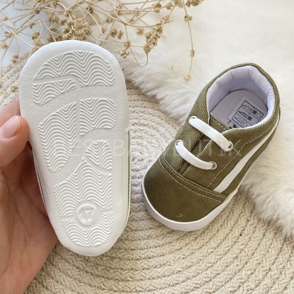 VANS ASKER YEŞİLİ RENK KETEN YUMUŞAK SPOR AYAKKABI