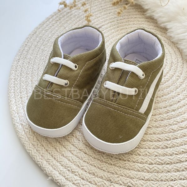 VANS ASKER YEŞİLİ RENK KETEN YUMUŞAK SPOR AYAKKABI