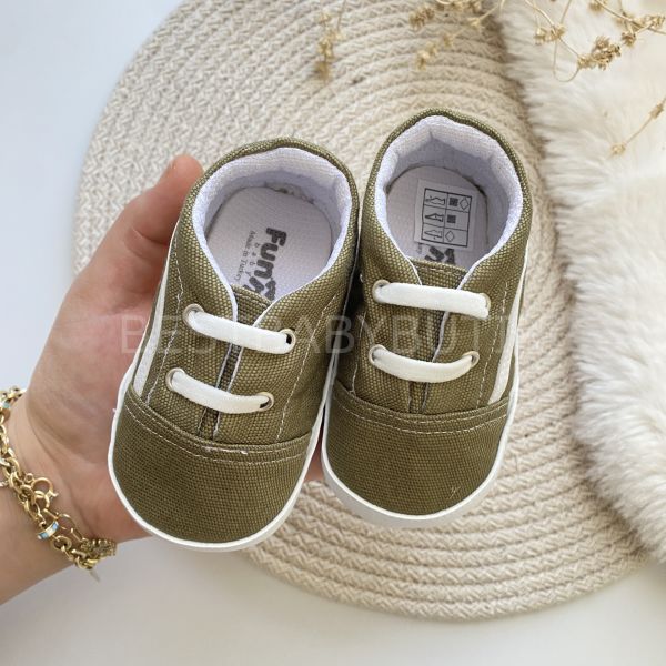 VANS ASKER YEŞİLİ RENK KETEN YUMUŞAK SPOR AYAKKABI