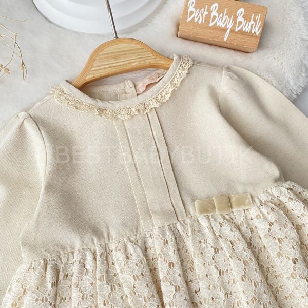 Miya Dantel Etekli Mini Kurdaleli Elbise