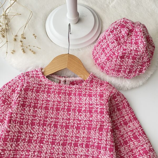 Paris Şapkalı Ve Çoraplı Kürklü Tüvit Elbise -ÖLÇÜLERE GÖRE ALINIZ.