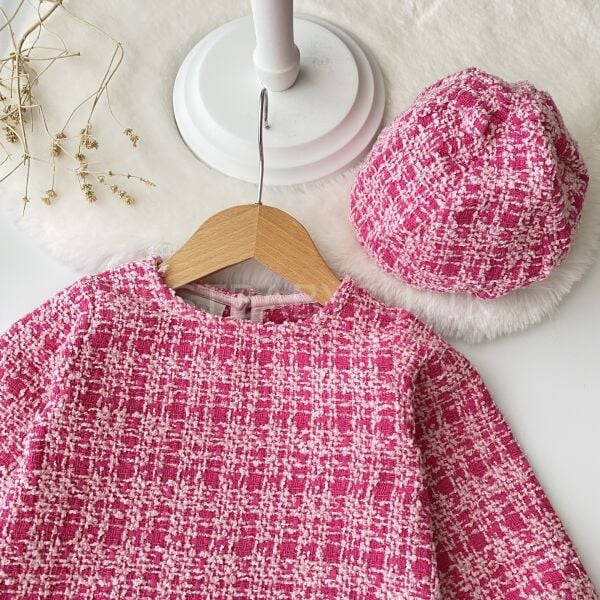 Paris Şapkalı Ve Çoraplı Kürklü Tüvit Elbise -ÖLÇÜLERE GÖRE ALINIZ.