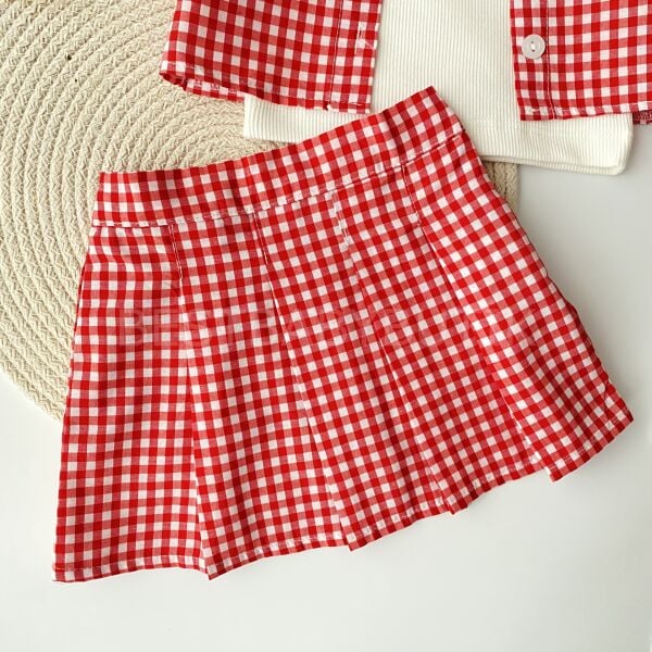 Miya Badili Pötikare Crop Gömlek Ve Etekli Takım