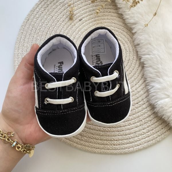 VANS SİYAH RENK KETEN YUMUŞAK SPOR AYAKKABI