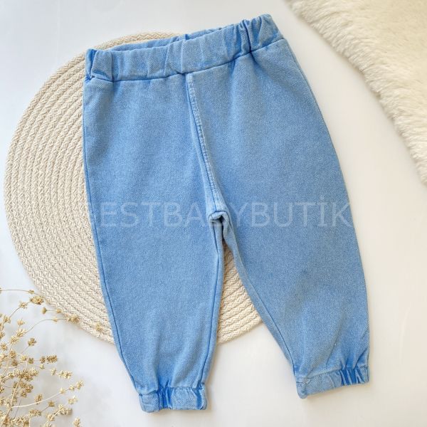 AYICIK DETAYLI POLO YAKA KOT PANTOLONLU 2’Lİ TAKIM