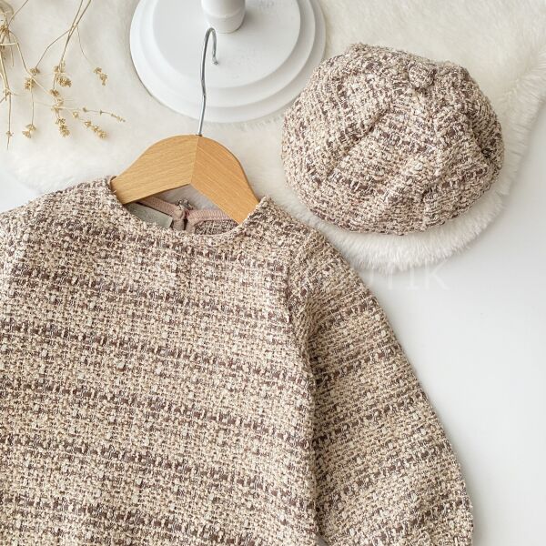 Paris Şapkalı Ve Çoraplı Kürklü Tüvit Elbise ÖLÇÜYE GÖRE ALINIZ!!