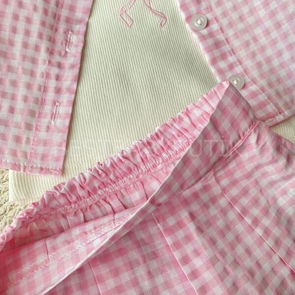 Miya Badili Pötikare Crop Gömlek Ve Etekli Takım