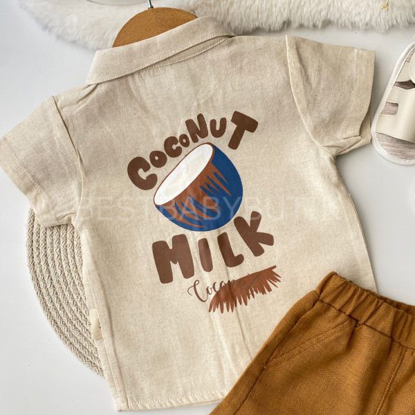 Coconut Milk Gömlekli 2’li Takım