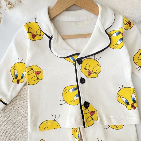 Tweety Baskılı Pijama Takımı