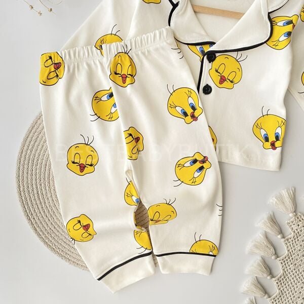 Tweety Baskılı Pijama Takımı