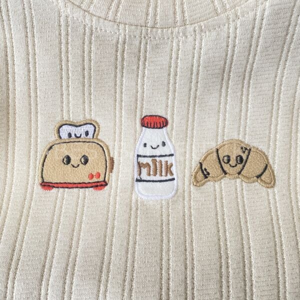 Milk Ve Kruvasan Aplikeli 2’Li Soft Takım 12AY