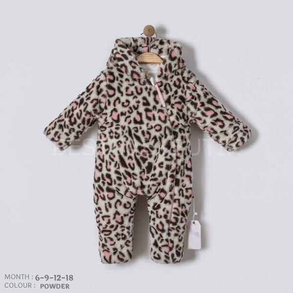 Premium Leopar Desenli Astarlı Kışlık Mont Tulum