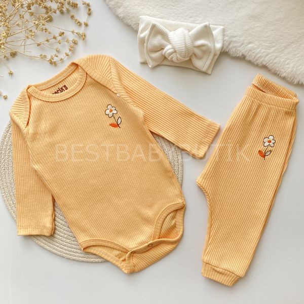 PAPATYA İŞLEMELİ FİTİLLİ KAŞKORSE 2’Lİ ZIBIN SETİ