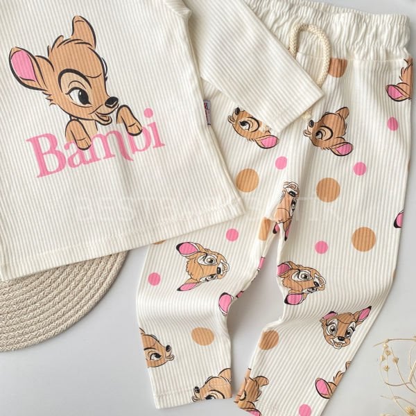 Bambi Baskılı Kaşkorse 2’Lİ Takım