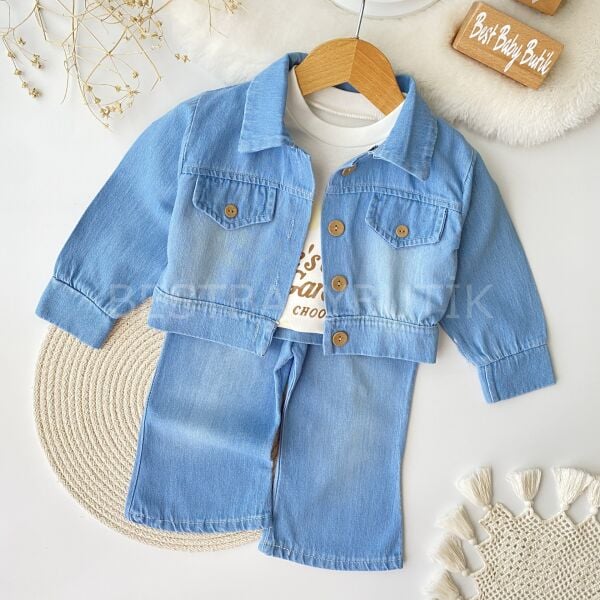 Milla Kot Ceketli Bol Paça 3’Lü Takım