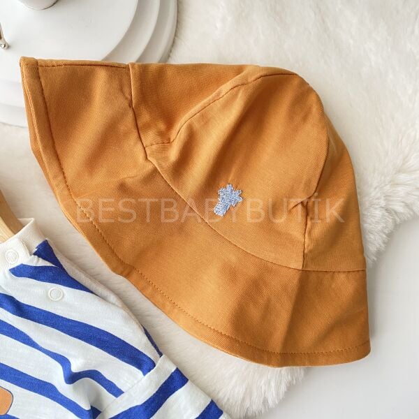 Sunset Baskılı Çizgili Ve Şapkalı 3’Lü Takım 18-24 AY