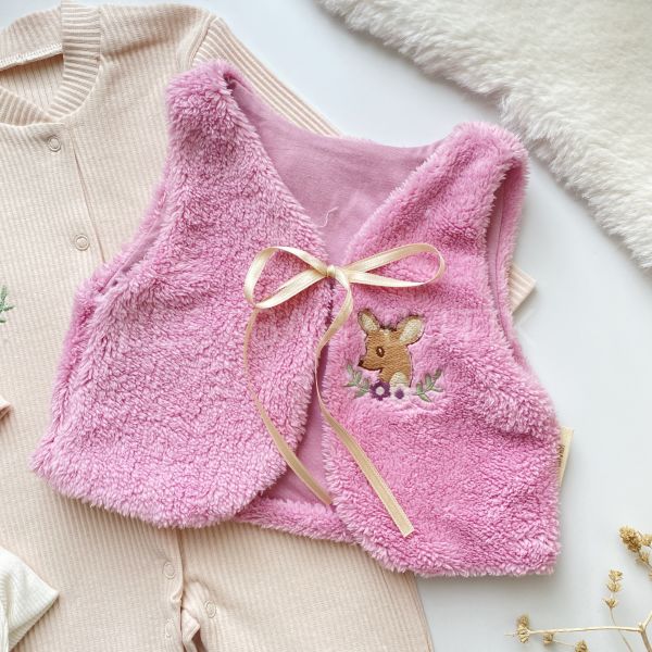 PONNY PELUŞ YELEKLİ TULUM