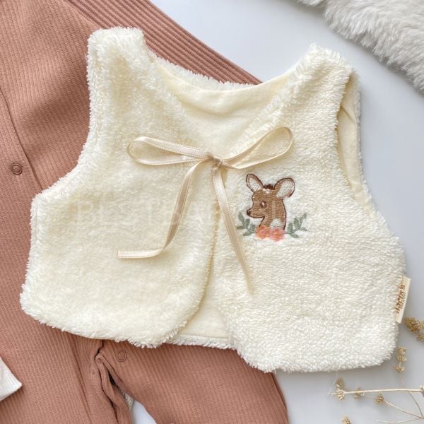 PONNY PELUŞ YELEKLİ TULUM