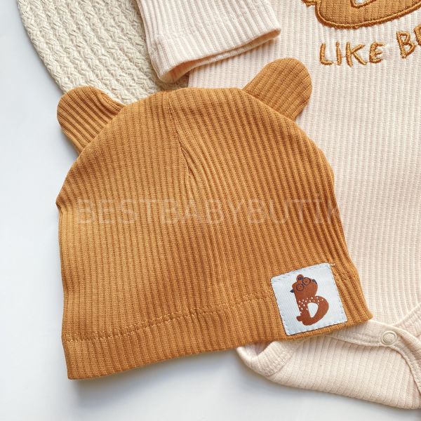 LİKE BEAR KULAK ŞAPKALI KAŞKORSE 3’LÜ TAKIM