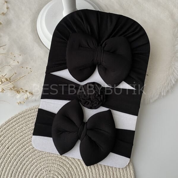 Fiyonk 3’Lü Bere Bandana Seti