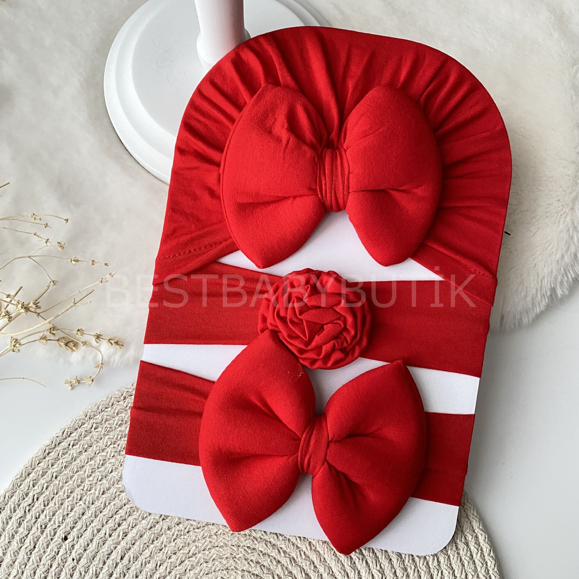 Fiyonk 3’Lü Bere Bandana Seti