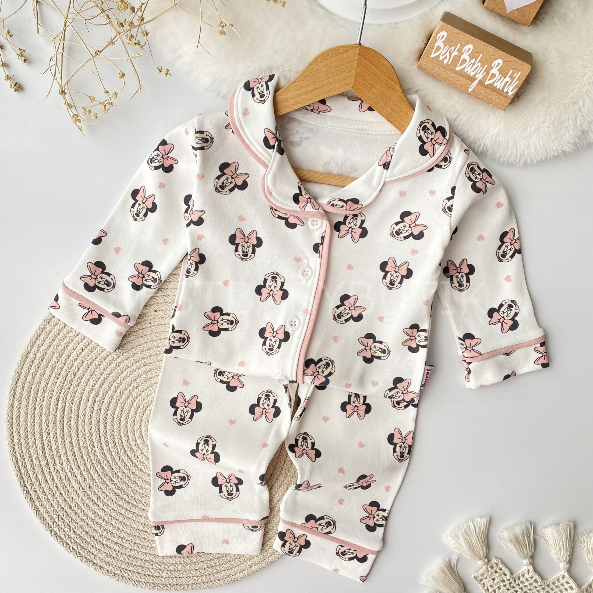 Minnie Mause Pijama Takımı 9-12 AY