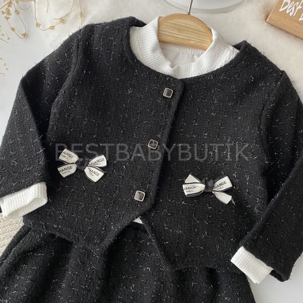 Paris Change Tüvit Ceket Ve Etekli Şanel Takım 9 AY