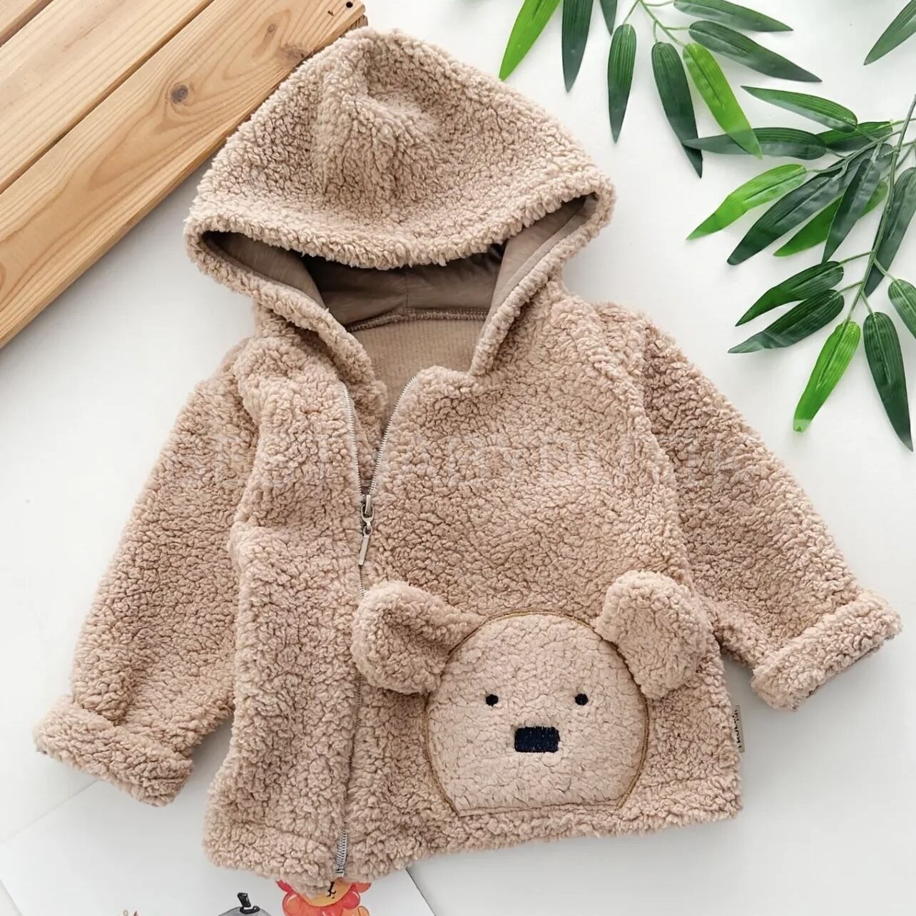 Ayıcıklı Peluş Welsoft Hırka