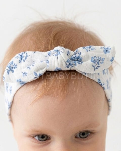 Mine Çıtır Çiçekli Müslin Elbise (Bandanalı) 9-12 AY