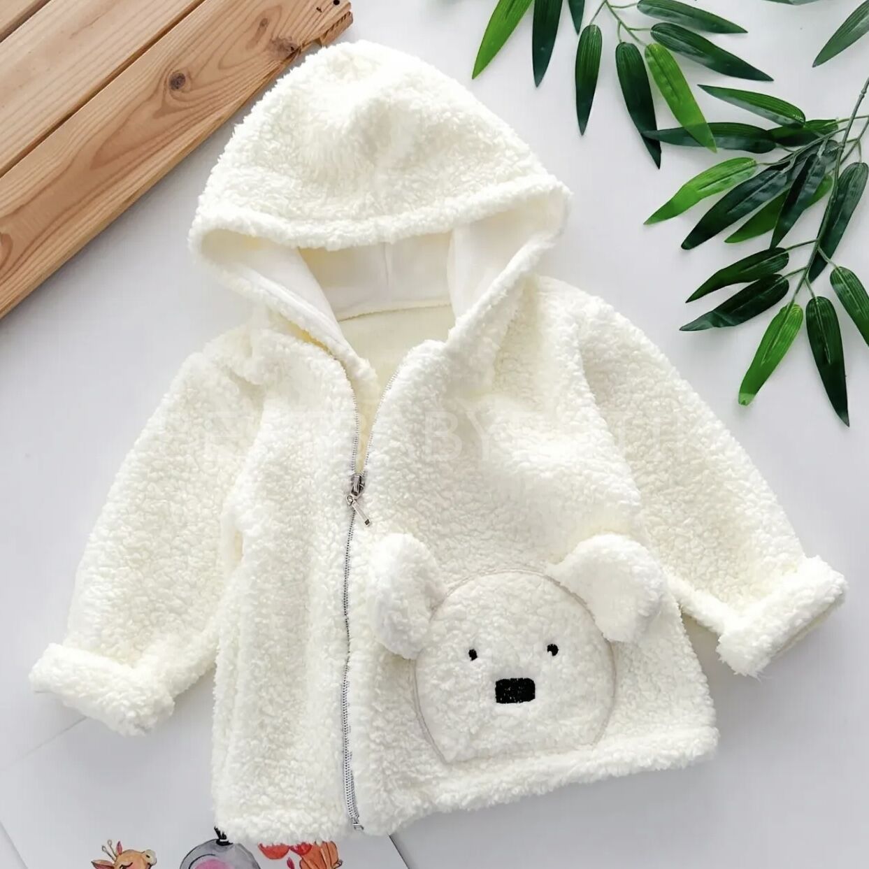 Ayıcıklı Peluş Welsoft Hırka