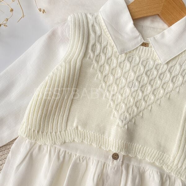 Mina Triko Crop Süveterli 3’Lü Takım